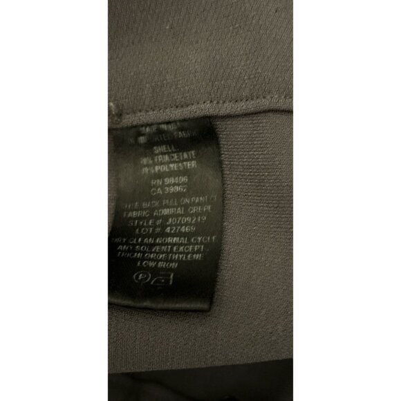 VINCE Pull-up Casual Pants Olive Green Adjustable Waist Tapered Leg Size 12 - Picture 6 of 6